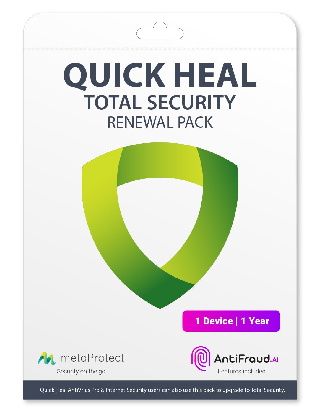 Quick Heal Total Security Renewal 1User 1Year (TR1UP)