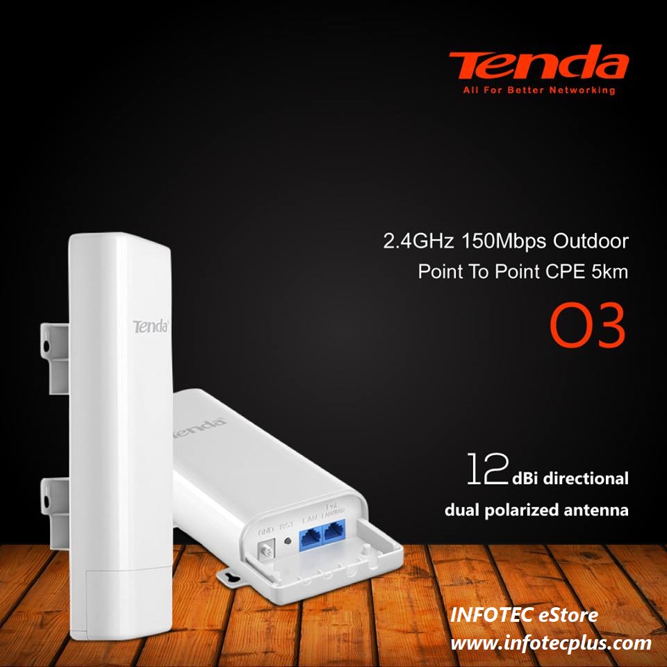   Tenda Point To Point Outdoor  5Km O3  