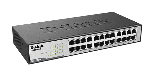 D-Link Desktop Switch 24 Port (DES-1024D)