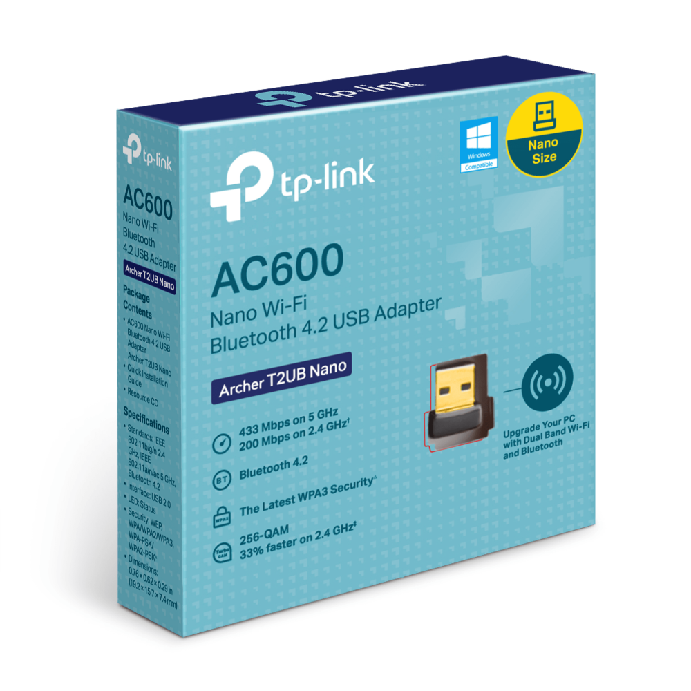 Tp- Link Usb Wifi + Bluetooth T2UB