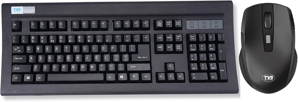 TVS Keyboard Mouse Combo Mechanical Wireless (Platina)
