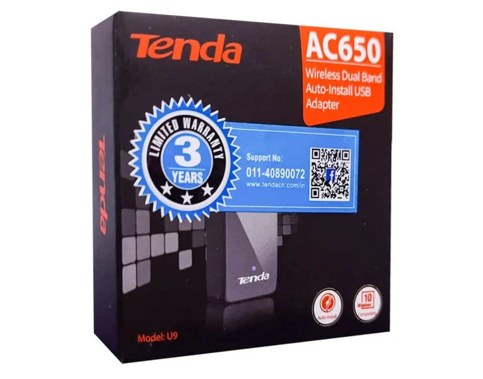 Tenda  Usb Wifi Adepter Dual Band 650mbps U9