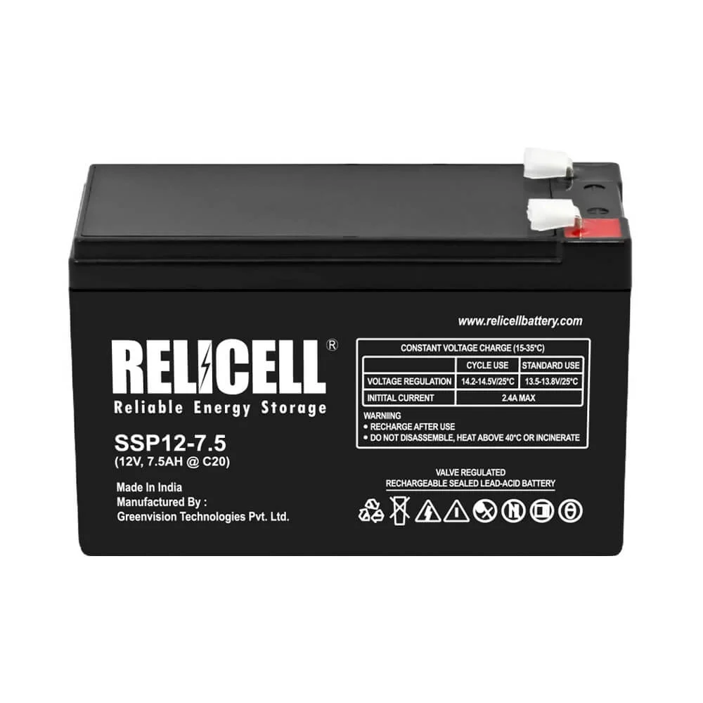 Relicell UPS Battery  12v 7.2Ah 