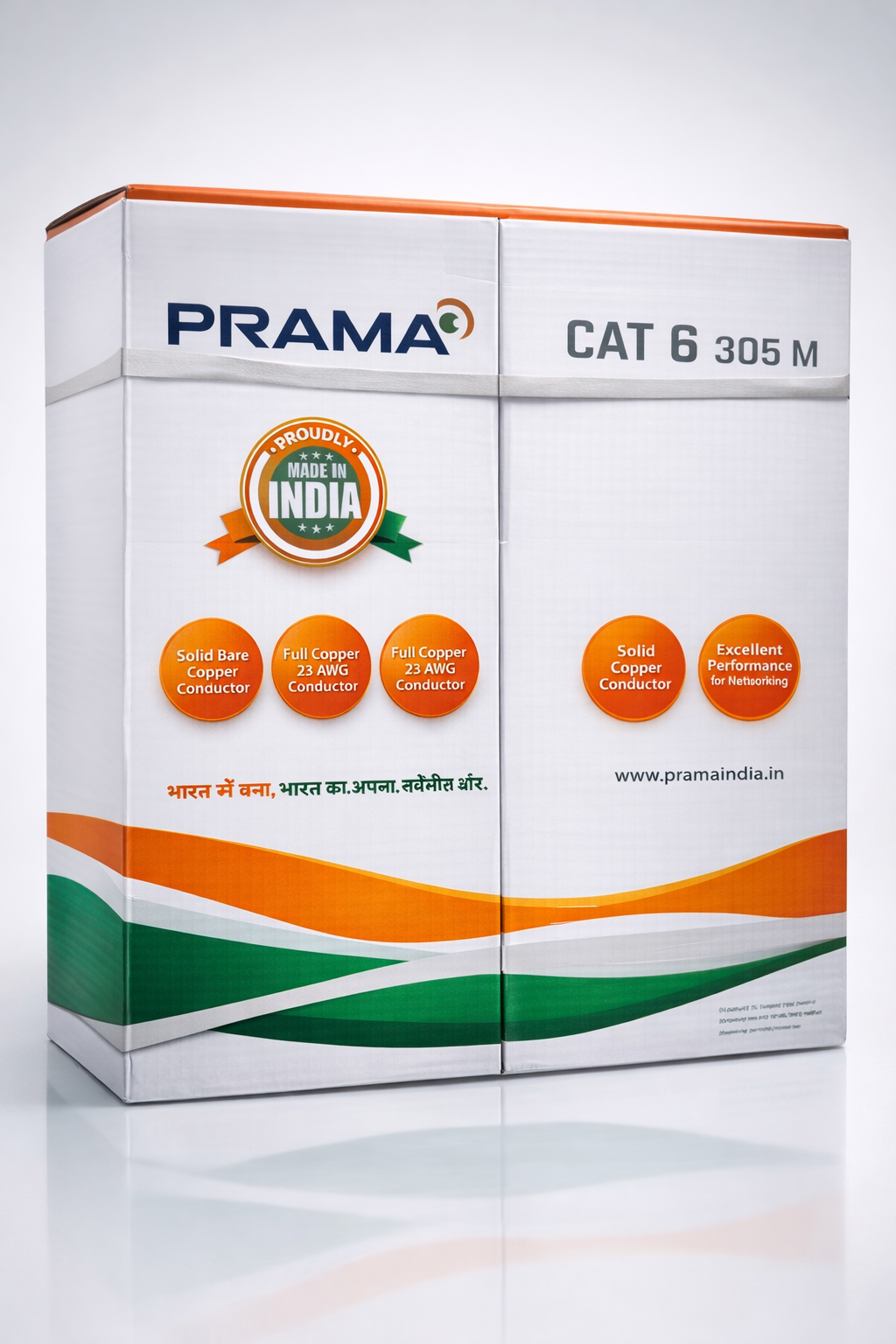 Prama Lan Cable Cat6 Indoor 305 Mtr.