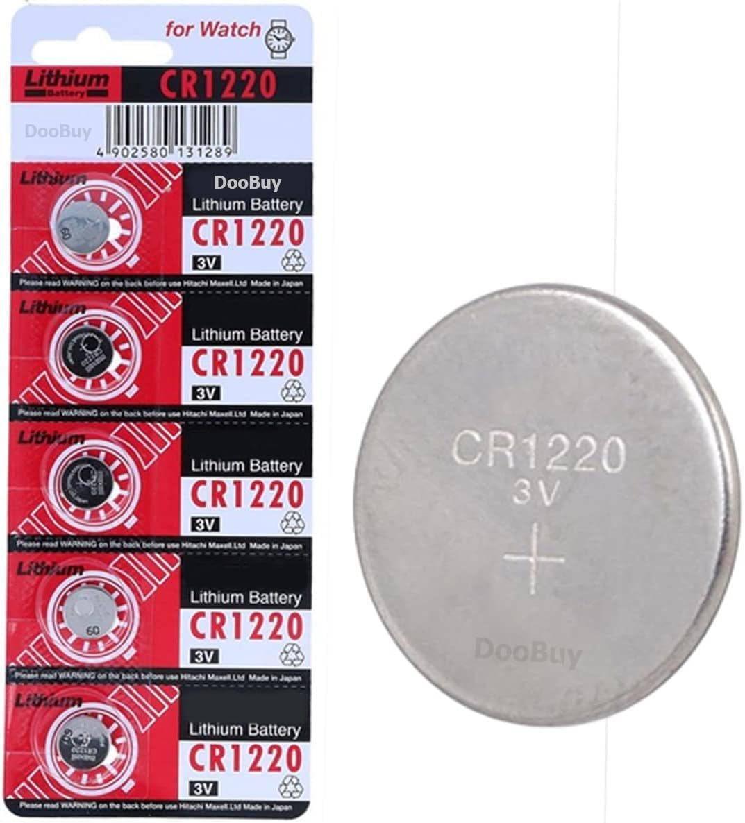 Cell For DVR  CR1220 normal 5pcs